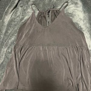 AE Gray Tank Blouse